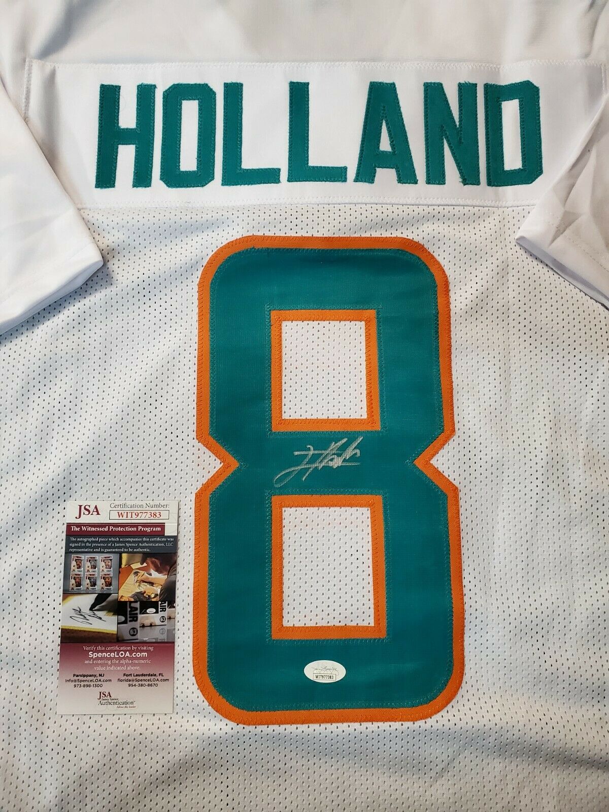 Miami dolphins autographed clearance jersey