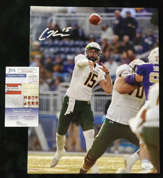 MVP Authentics Southeastern Louisiana Lions Cole Kelley  Signed 11X14 Photo Jsa  Coa 63 sports jersey framing , jersey framing