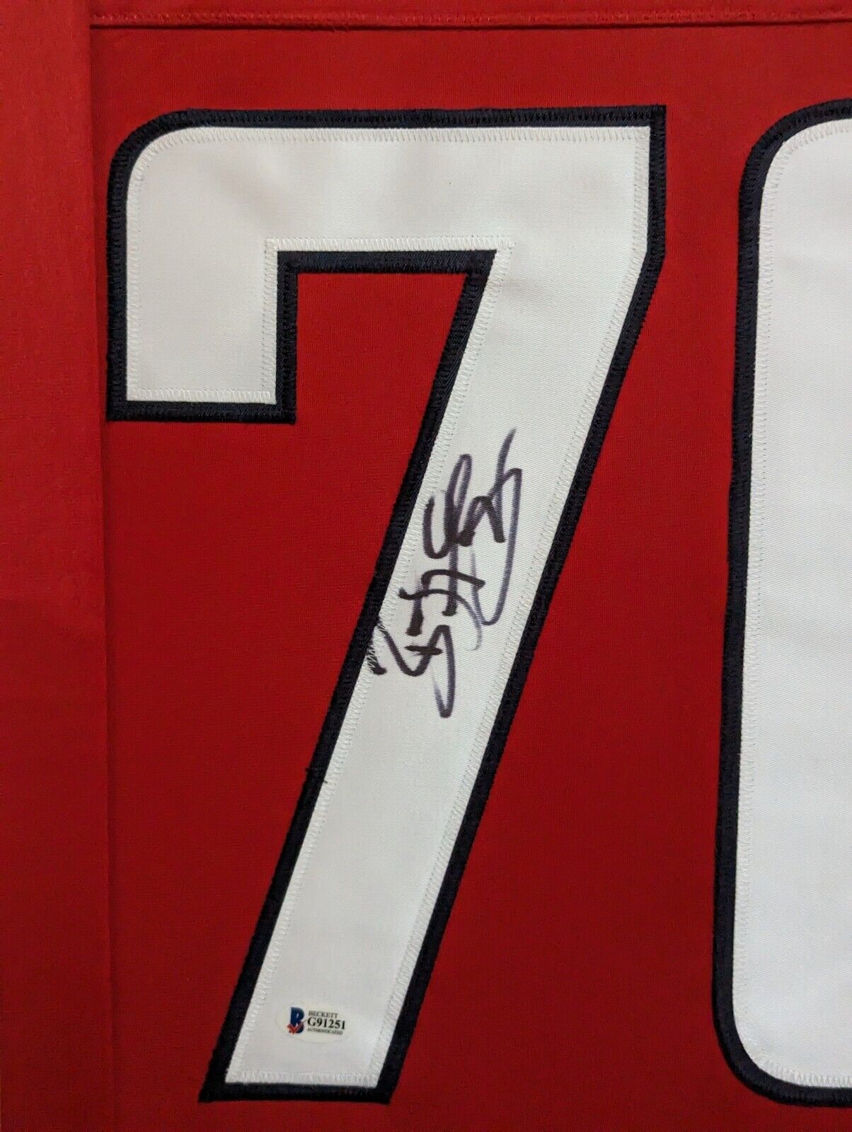 Framed Braden Holtby Washington Capitals Autographed Signed Jersey Beckett Coa