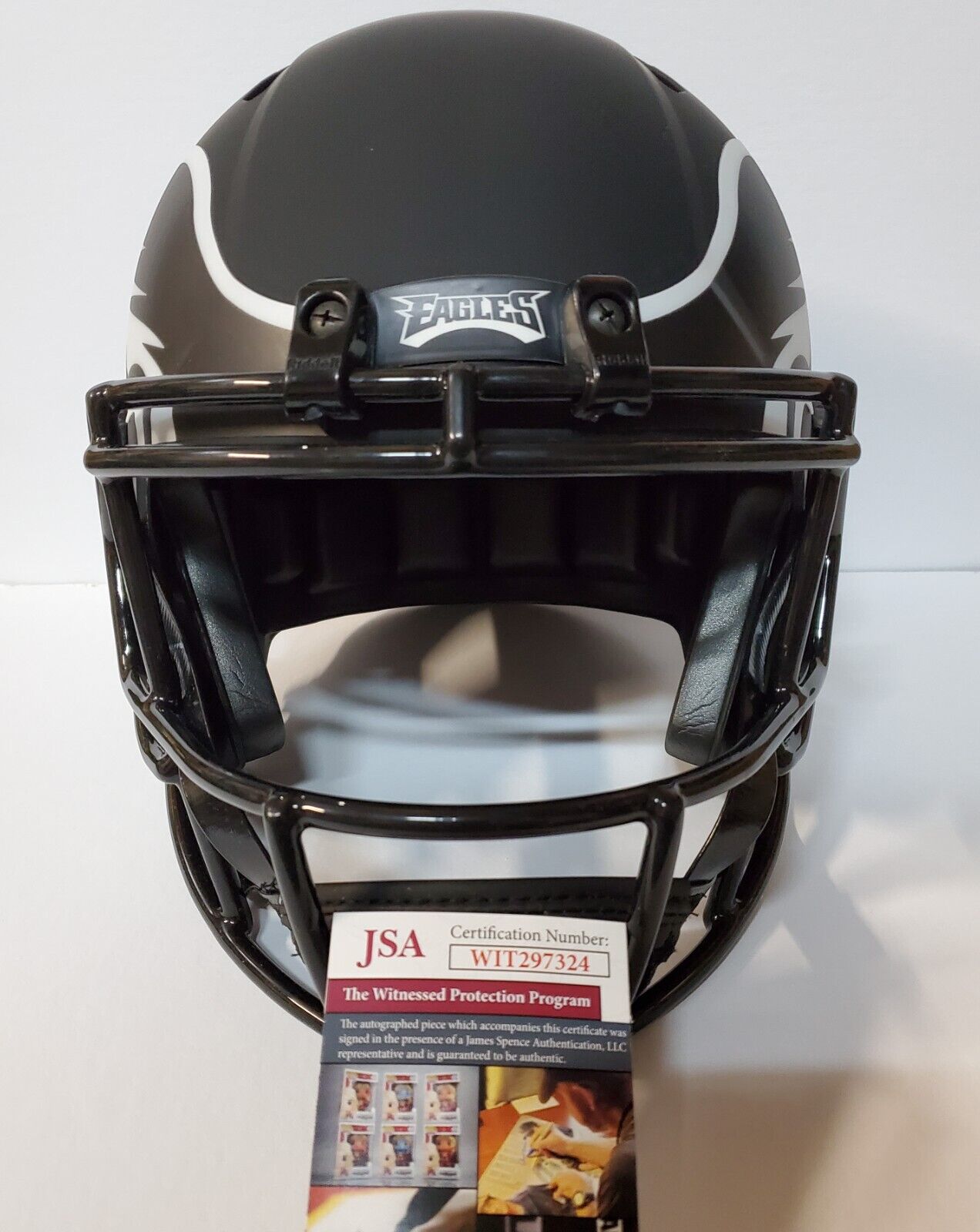 Philadelphia Eagles Jalen Hurts Signed Full Size Eclipse Replica Helme –  MVP Authentics