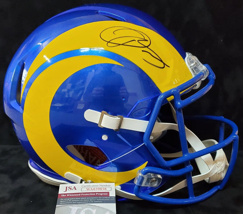 La Rams Eric Weddle Signed Inscribed Full Size Replica Speed