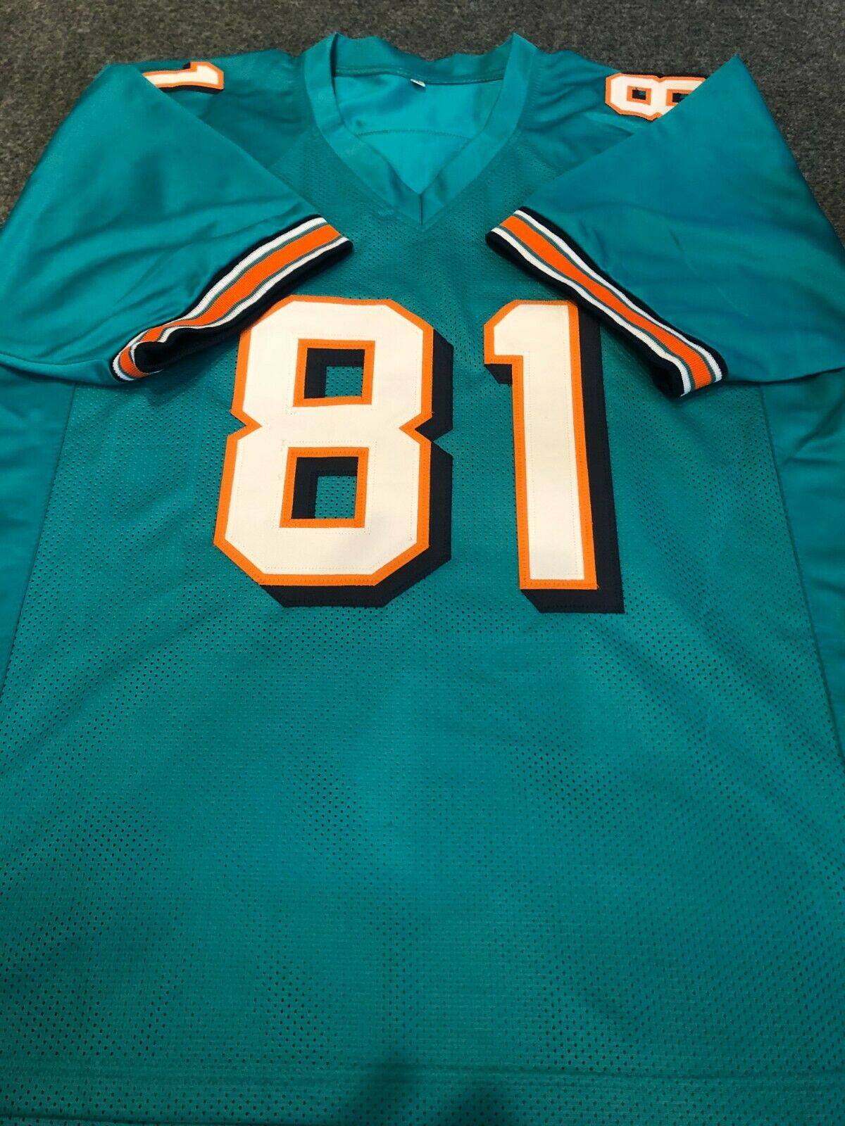 OJ McDuffie Autographed/Signed Jersey JSA COA factory Miami Dolphins O.J.