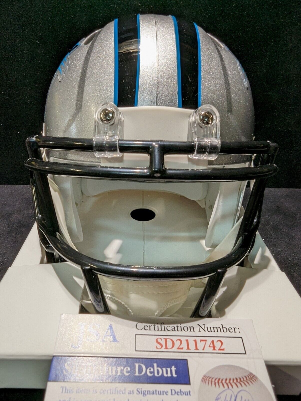 Carolina panthers cheap mini helmet