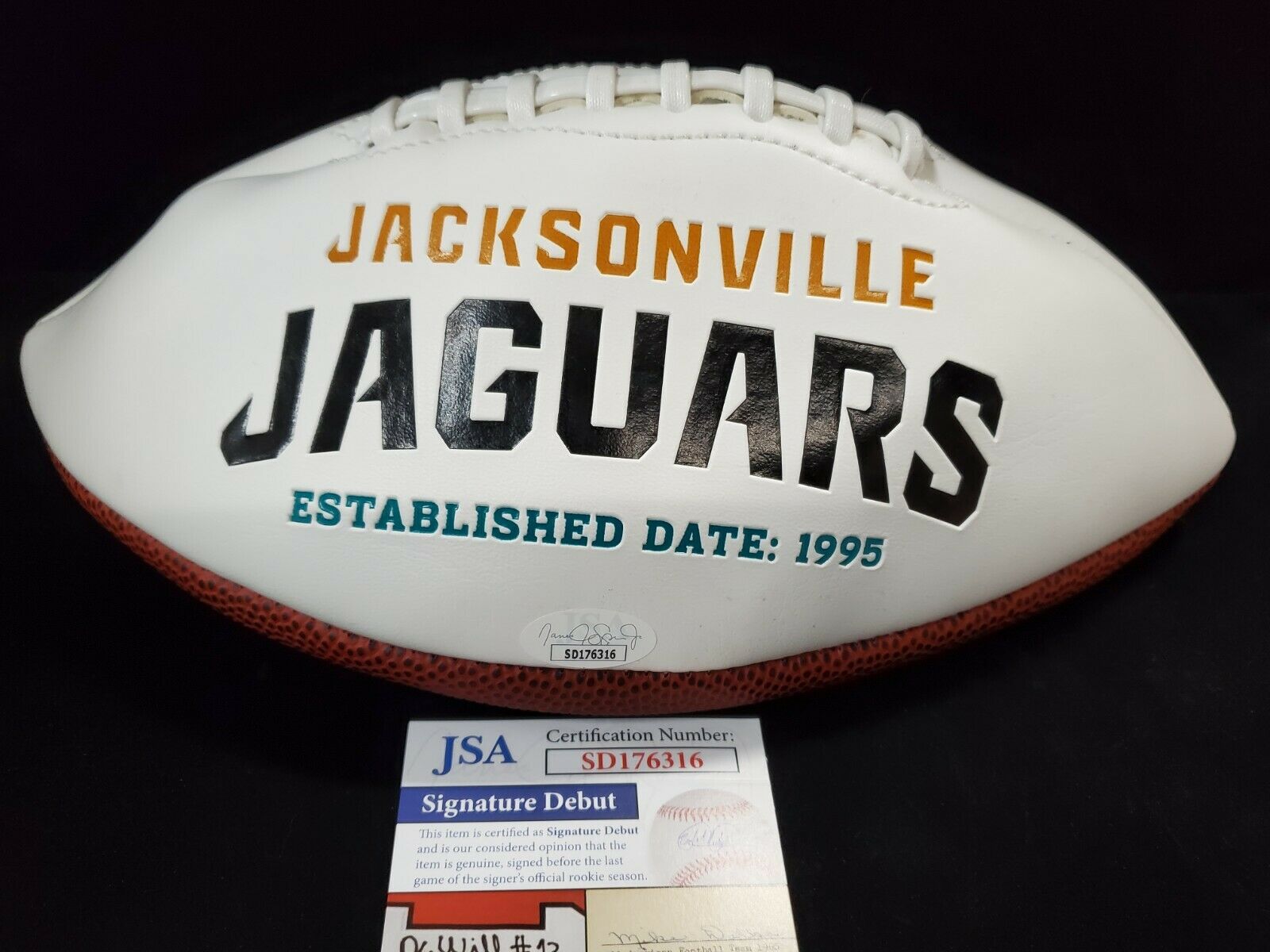 JACKSONVILLE JAGUARS TYSON CAMPBELL AUTOGRAPHED SIGNED CUSTOM JERSEY JSA COA top