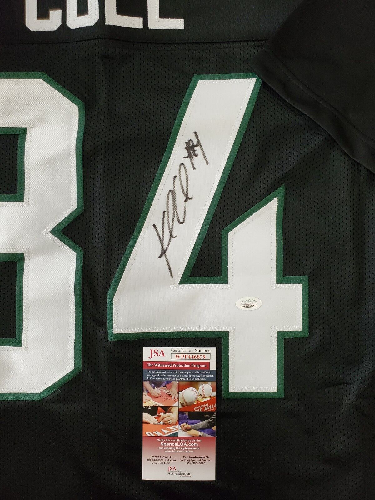 LEVEON top BELL Signed NY JETS Jersey W/COA