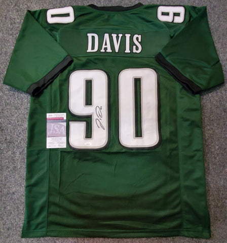 Jordan Davis Signed Philadelphia Eagles Jersey (JSA COA) 2022 1st