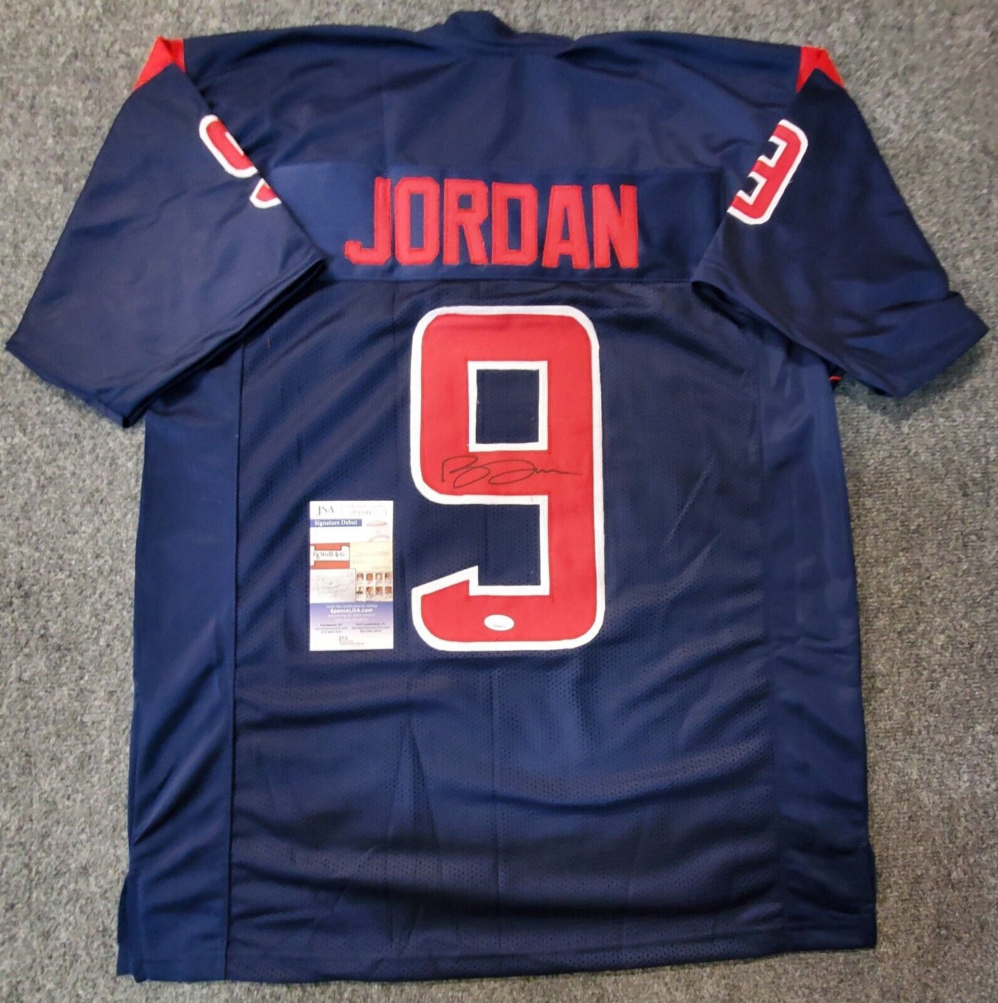 Houston Texans Brevin Jordan Autographed Signed Jersey Jsa Coa – MVP  Authentics