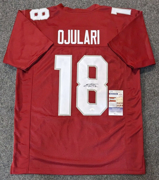 MVP Authentics Arizona Cardinals Bj Ojulari Autographed Signed Jersey Jsa Coa 108 sports jersey framing , jersey framing