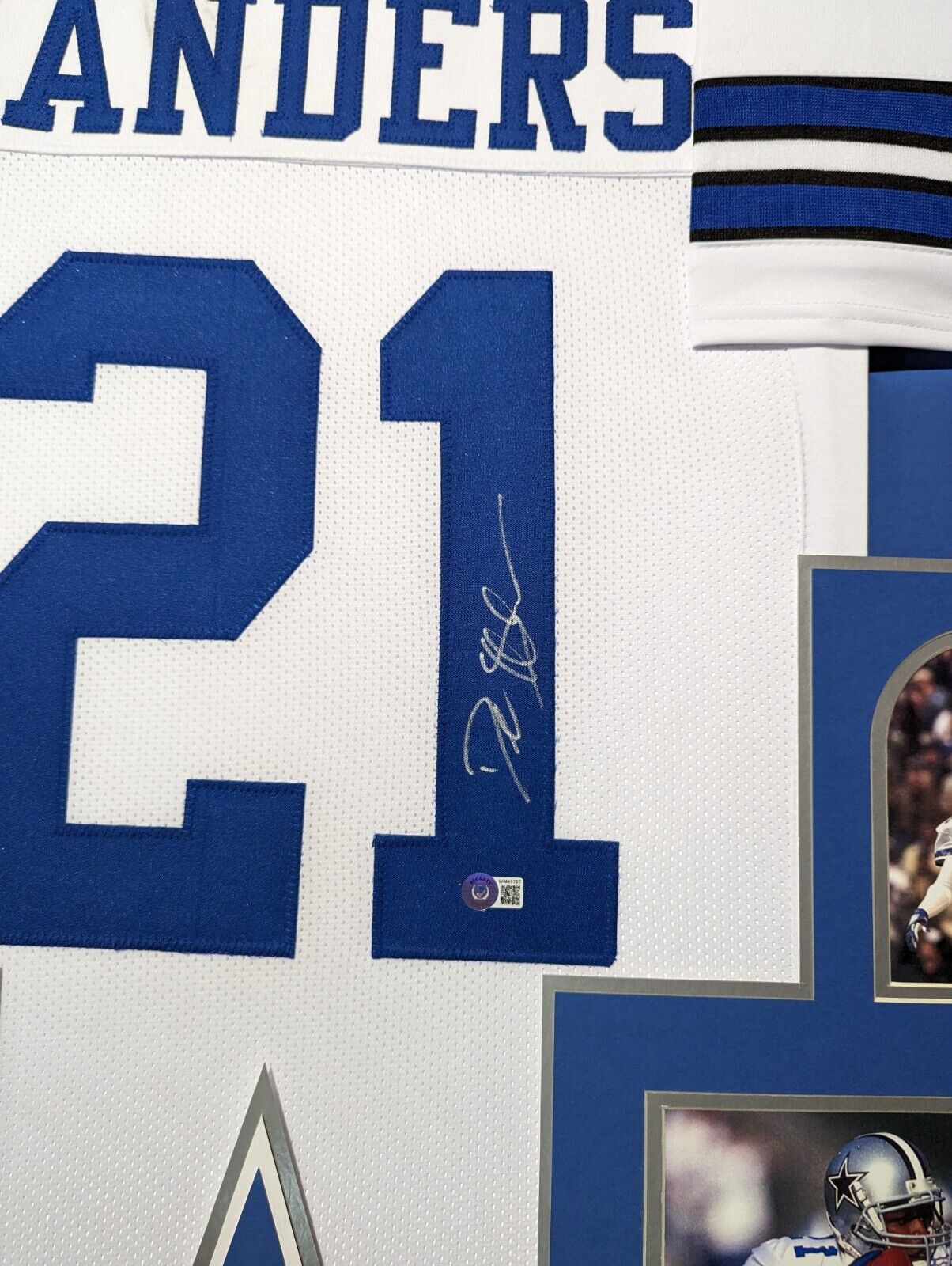 Deion sanders autographed store jersey