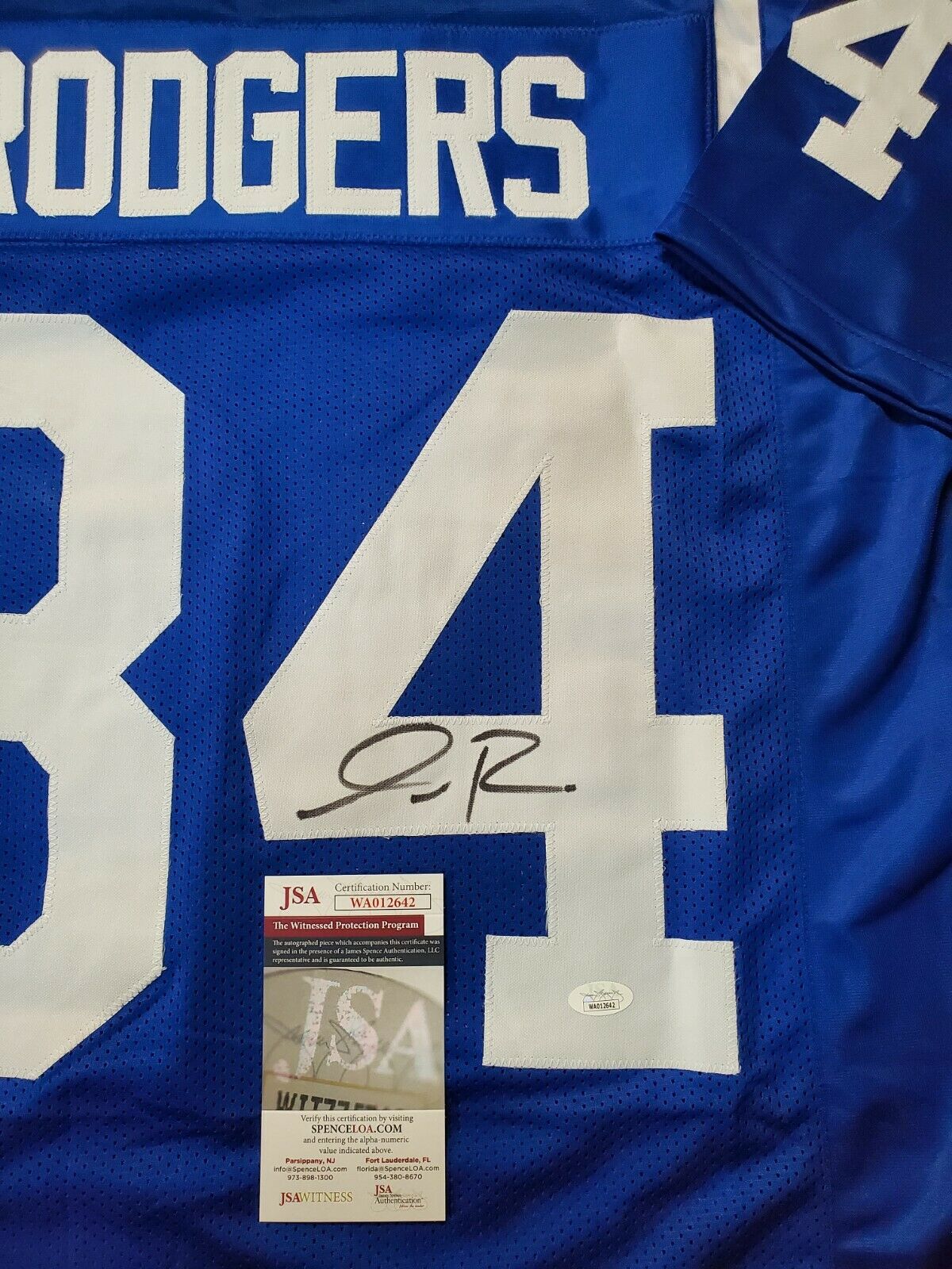 NFL SIGNED store JERSEY AUTHENTICATED JSA