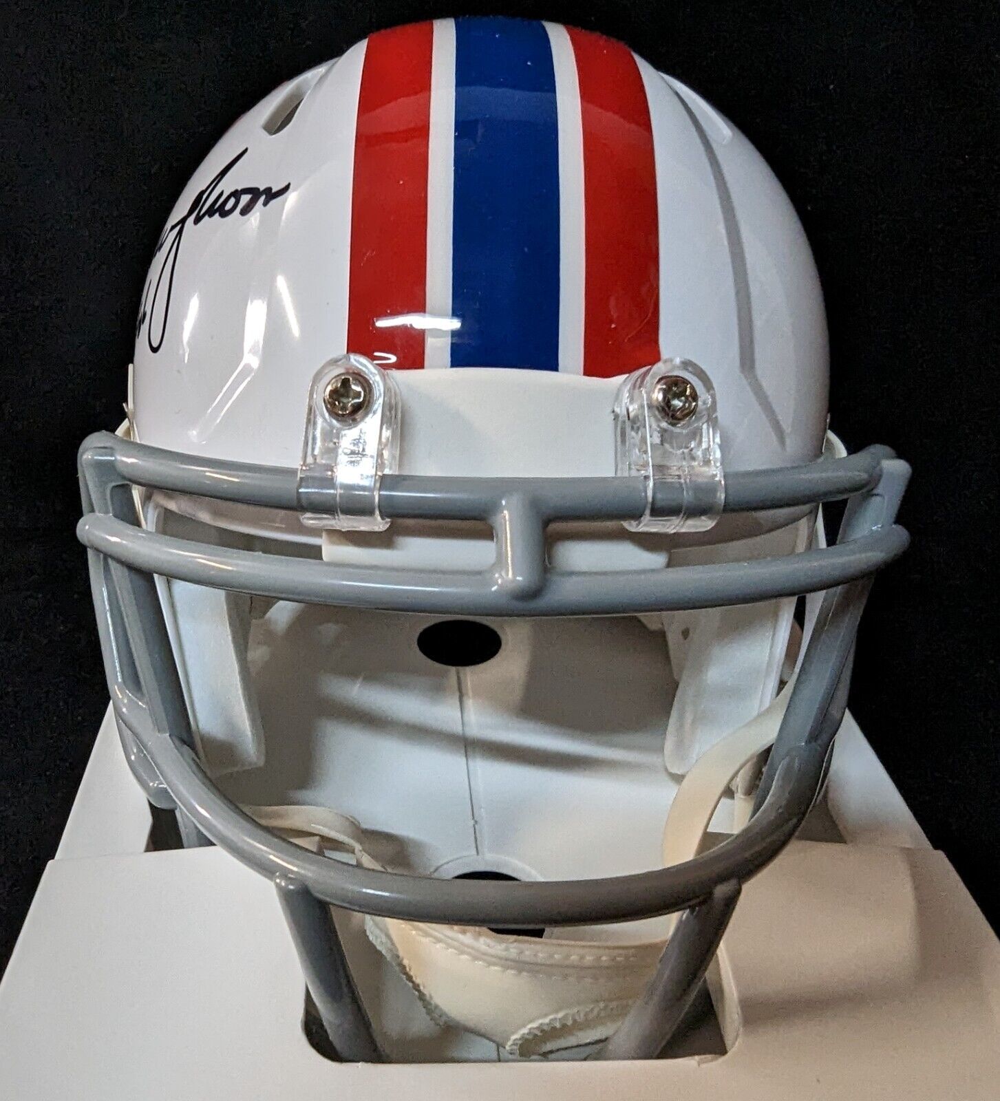 Houston oilers silver sales helmet