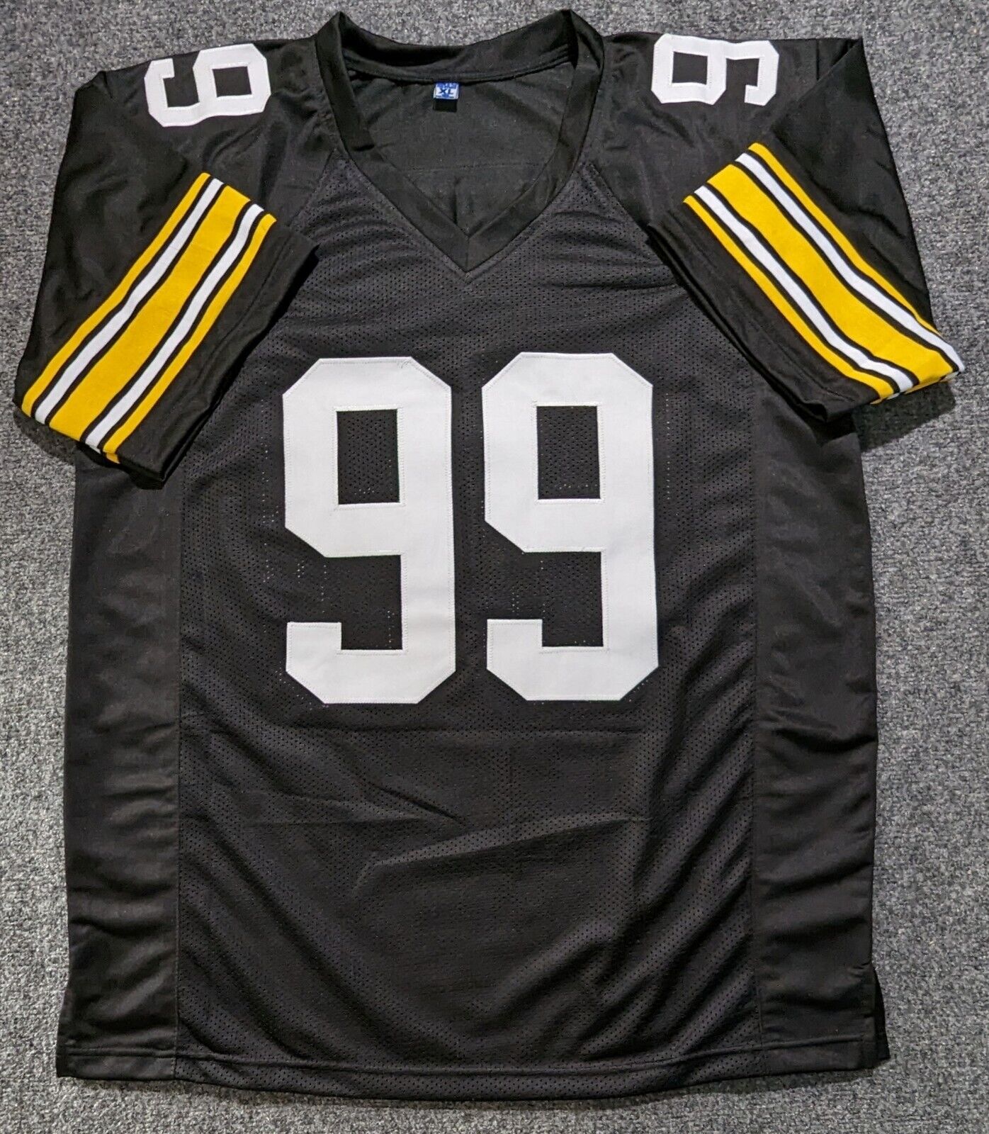 Official Logo 7 NFL Football Pittsburgh Steelers Levon good Kirkland Jersey Mens Size