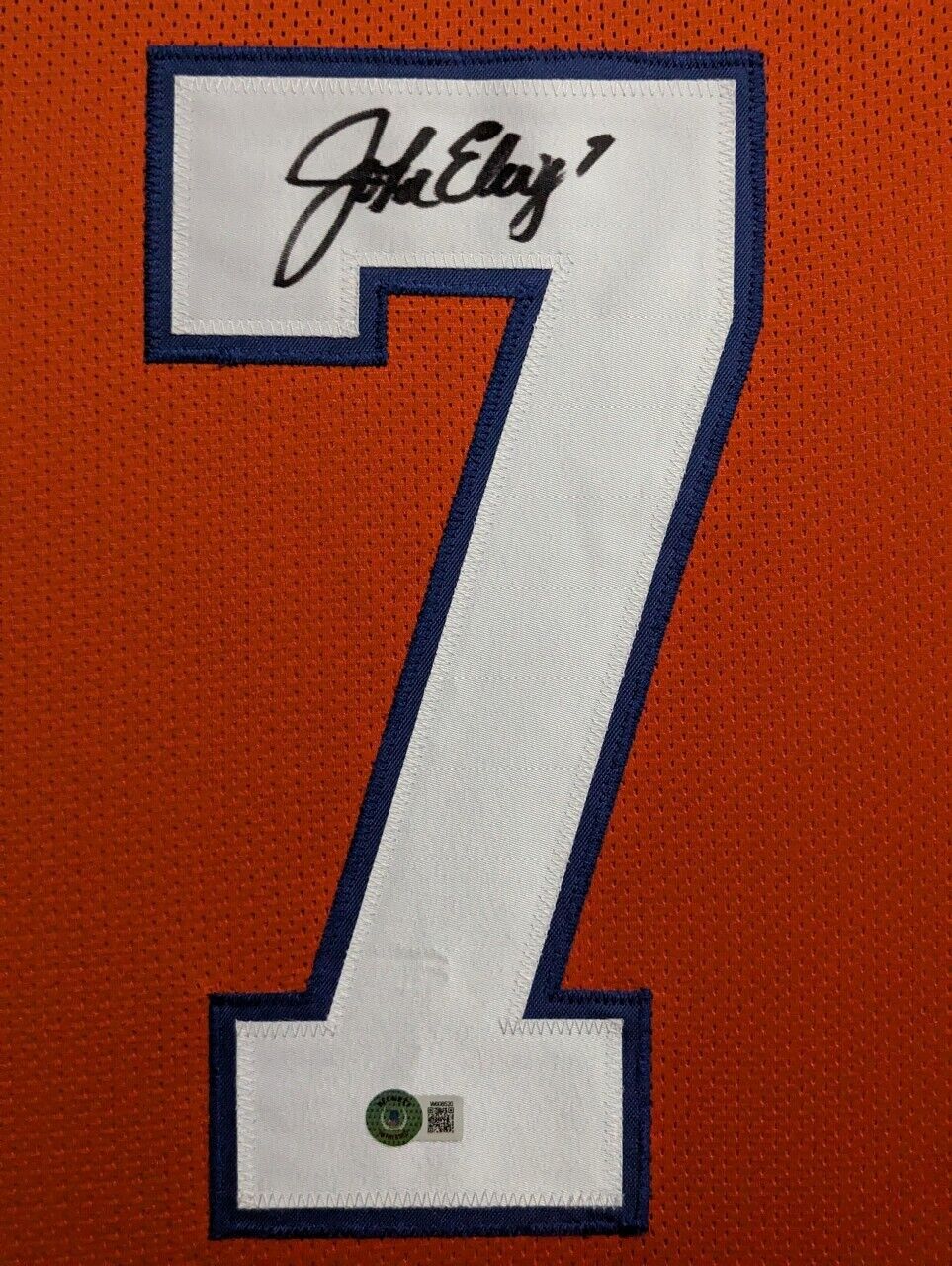 John shops Elway Signed Shirt