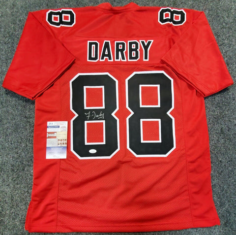 Frank Darby Signed Atlanta Falcons Custom Jersey (JSA Signature Debut COA), Auction of Champions, Sports Memorabilia Auction House