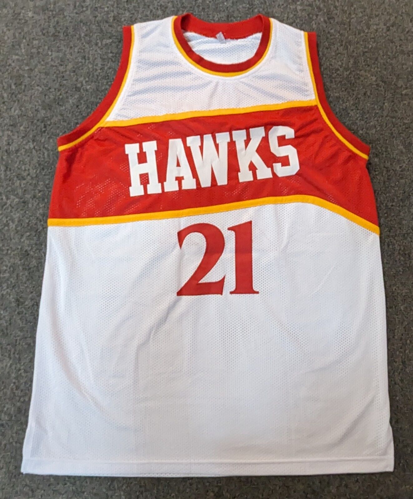 Dominique wilkins 2024 signed jersey