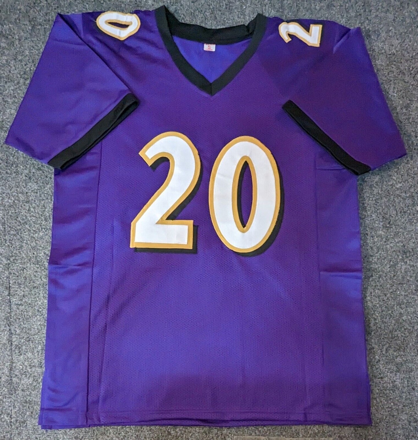 Ed Reed Baltimore Ravens Autographed Black Mitchell & Ness Authentic Jersey  with HOF 19 Inscription