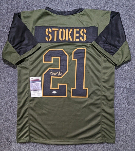 MVP Authentics Green Bay Packers Eric Stokes Autographed Signed Jersey Jsa Coa 117 sports jersey framing , jersey framing