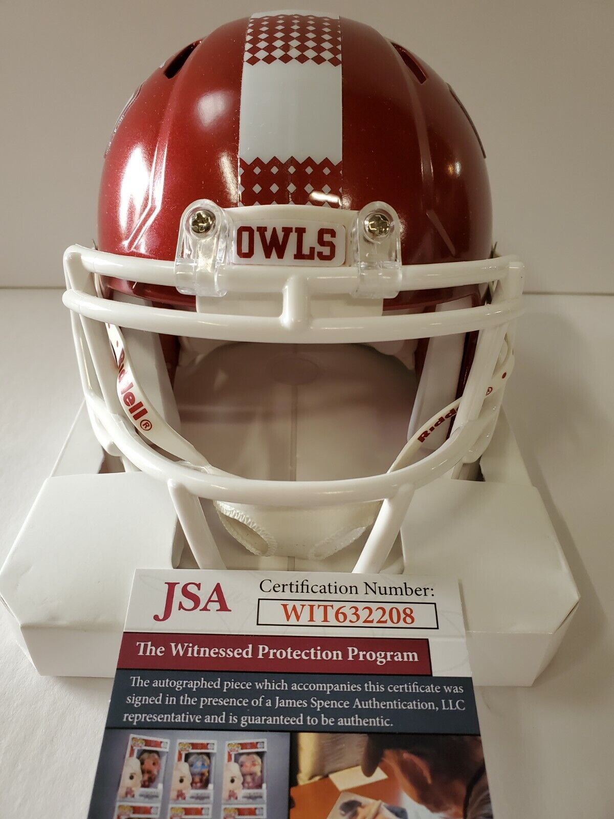 Temple 2024 football helmet