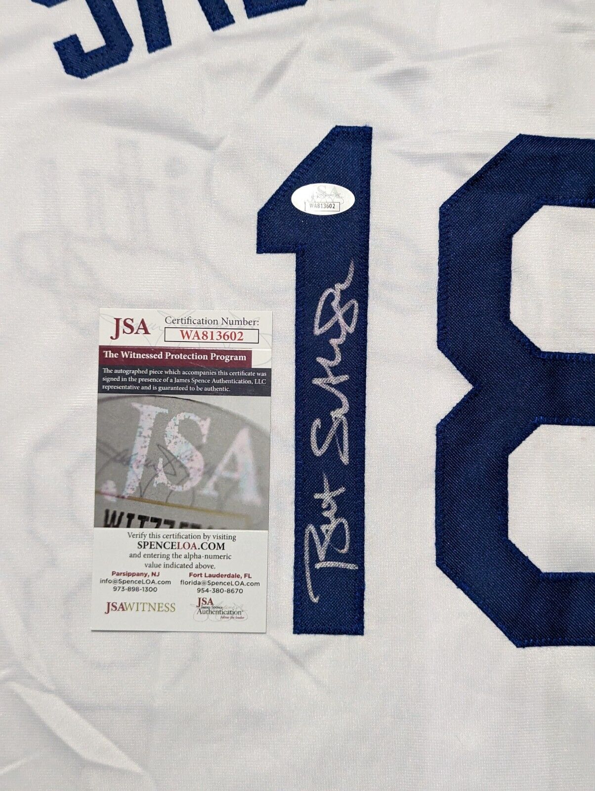 Kansas City Royals Bret Saberhagen Autographed Signed Custom Jersey Js –  MVP Authentics