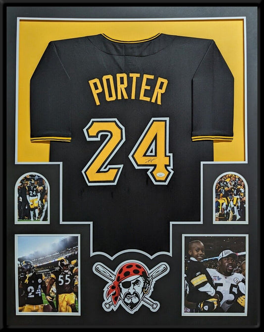 MVP Authentics Framed Pittsburgh Pirates Custom Jersey With Joey Porter Jr Autograph Jsa Coa 337.50 sports jersey framing , jersey framing