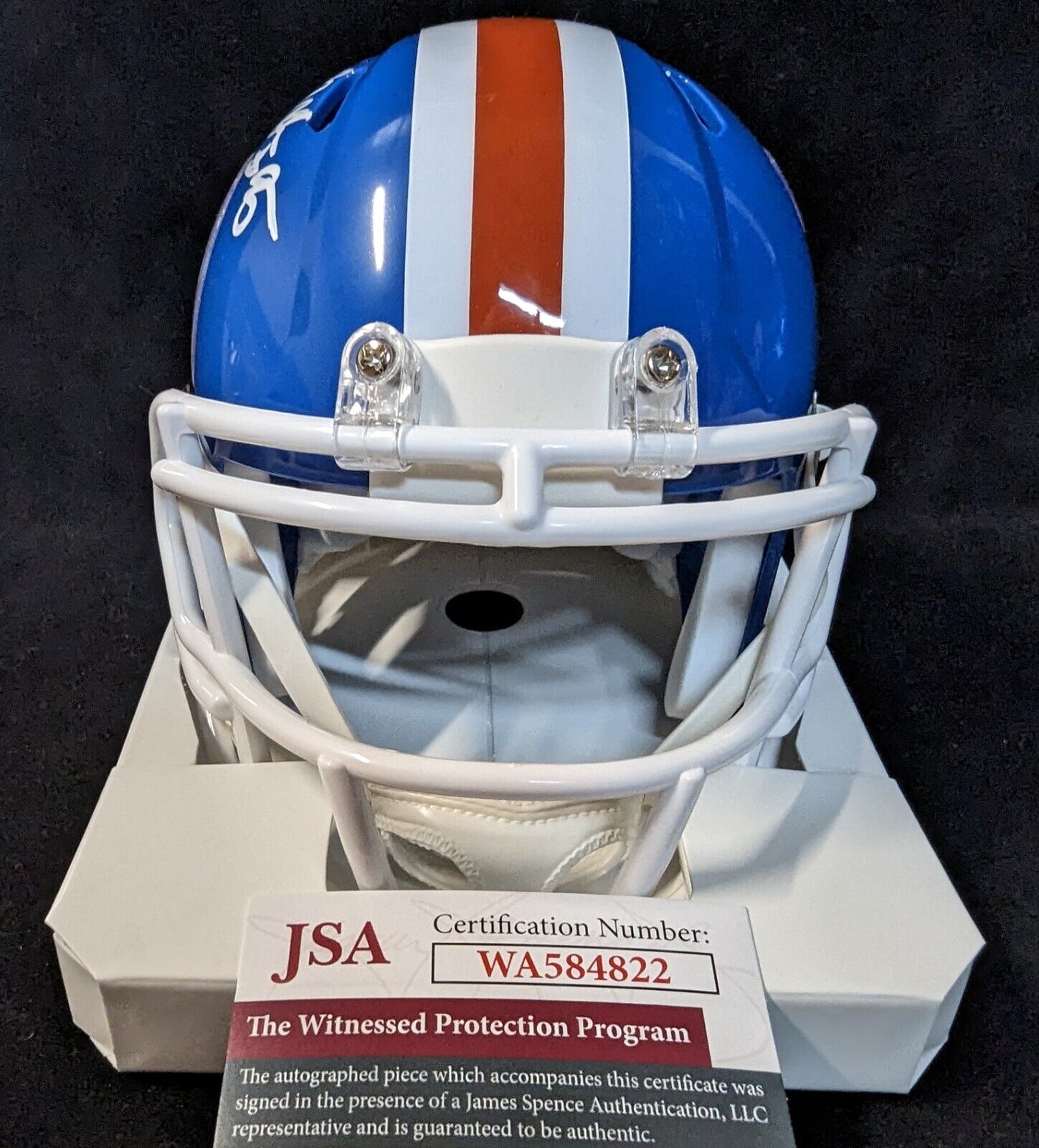 Denver Broncos Derek Wolfe Signed Speed Throwback Mini Helmet Jsa Coa – MVP  Authentics