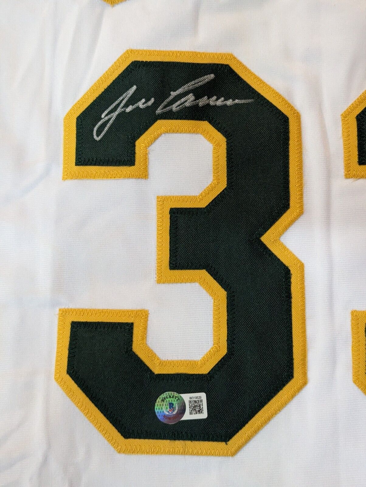 JOSE CANSECO OAKLAND A'S/MONTREAL EXPOS MAJESTIC COOPERSTOWN SIGNED JERSEYS