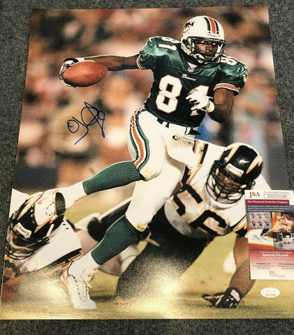 Miami Dolphins Oj Mcduffie Autographed Signed 11X14 Photo Jsa Coa