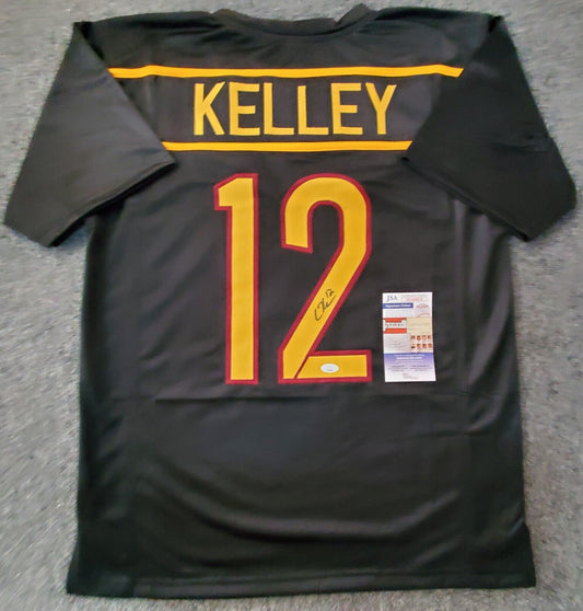 MVP Authentics Washington Commanders Cole Kelley Autographed Signed Jersey Jsa Coa 90 sports jersey framing , jersey framing