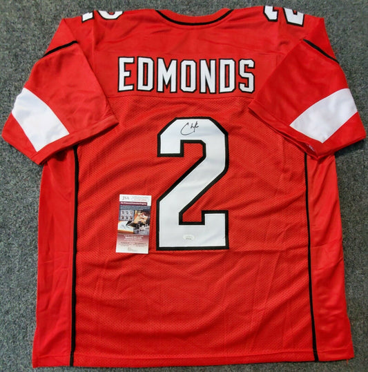 MVP Authentics Arizona Cardinals Chase Edmonds Autographed Signed Jersey Jsa Coa 99 sports jersey framing , jersey framing