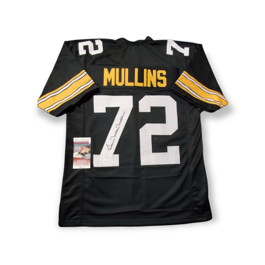 MVP Authentics Pittsburgh Steelers Gerry Mullins Autographed Signed Jersey Jsa  Coa 90 sports jersey framing , jersey framing