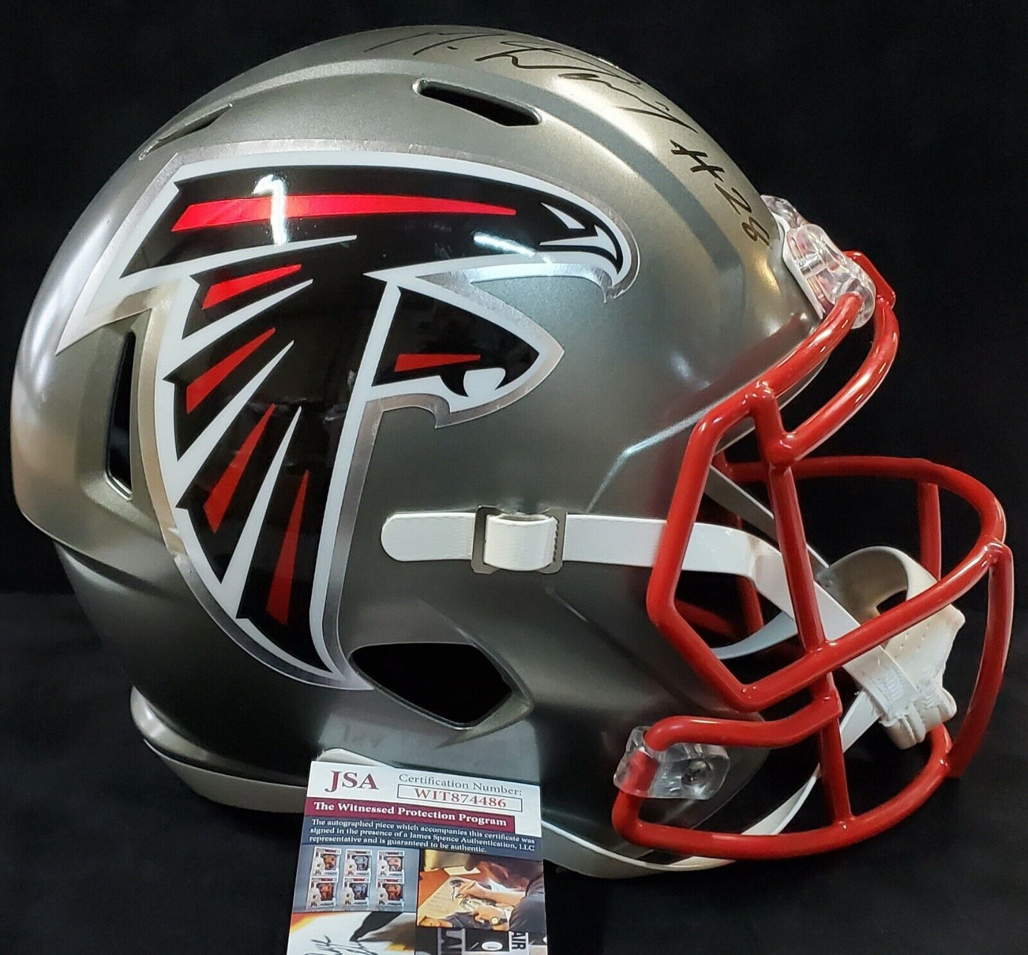 Atlanta Falcons Frank Darby Autographed Signed Lunar Mini Helmet Jsa C –  MVP Authentics