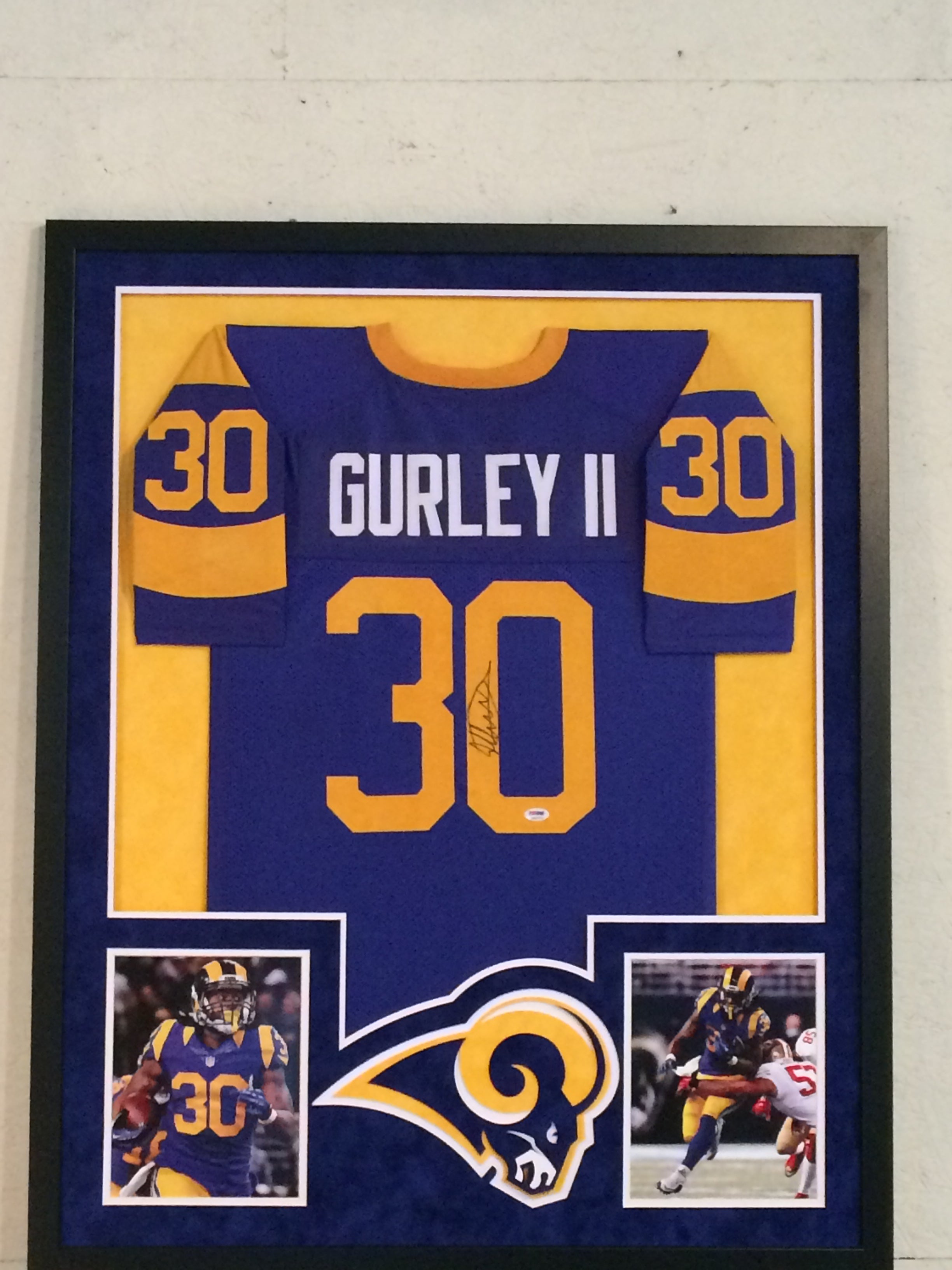 Jersey Framing MVP Authentics