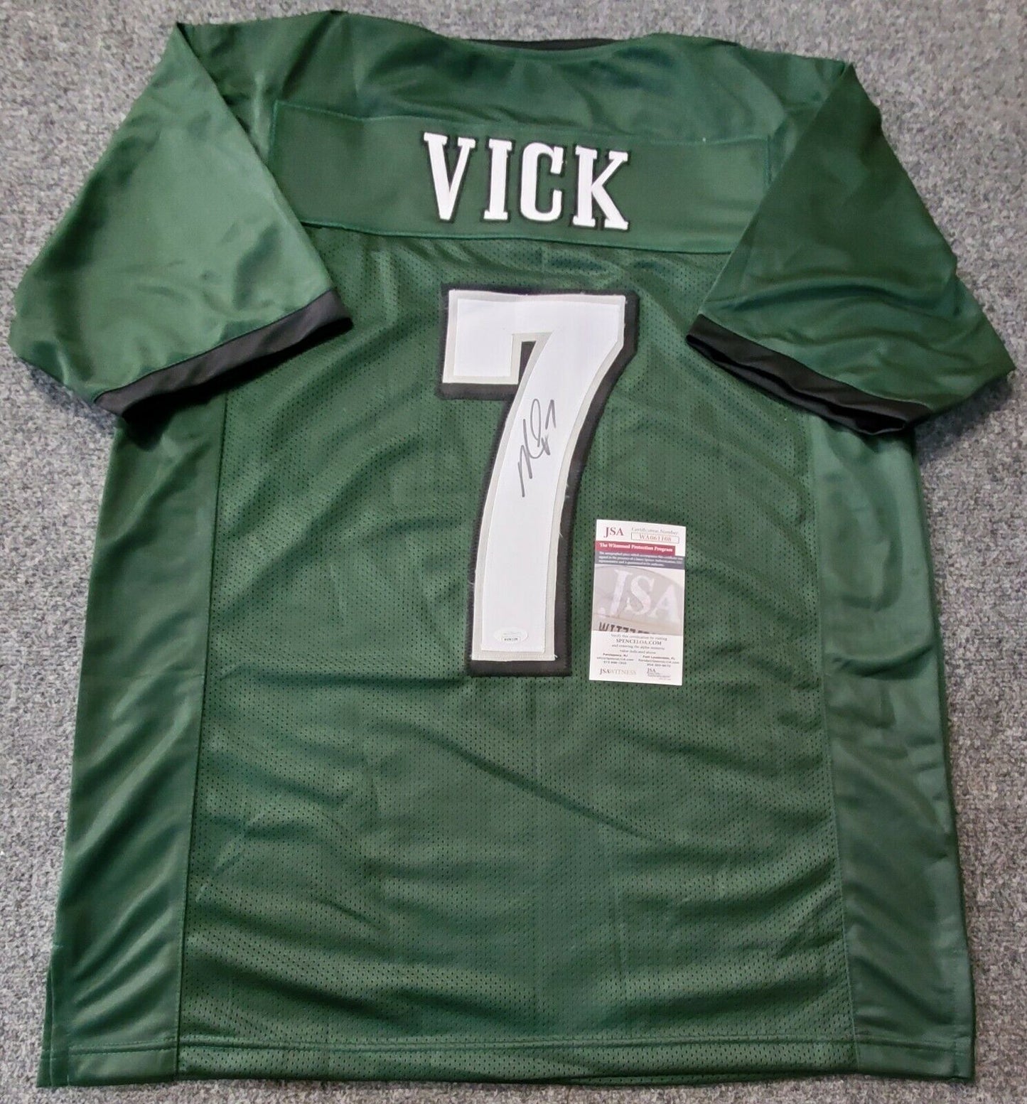 At Auction: Michael Vick Autographed Eagles Jersey - JSA